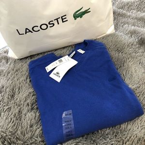 NWT 100% Cashmere Lacoste Sweater men’s xl